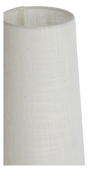 Кремава метална настолна лампа с текстилен абажур (височина 42 cm) Howie – Light & Living