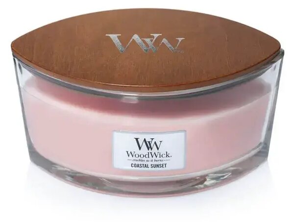 WoodWick Coastal Sunset ароматна свещ с дървен фитил