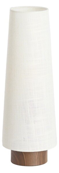 Кремава метална настолна лампа с текстилен абажур (височина 42 cm) Howie – Light & Living