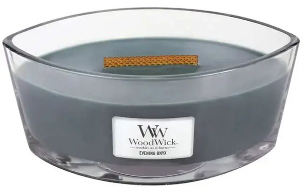 WoodWick Evening Onyx ароматна свещ с дървен фитил