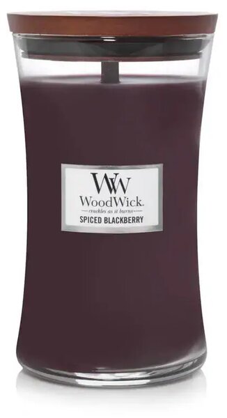 Ароматна свещ WoodWick Spiced Blackberry Large 610 г