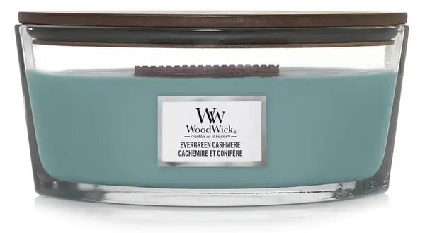WoodWick Evergreen Cashmere ароматна свещ с дървен фитил