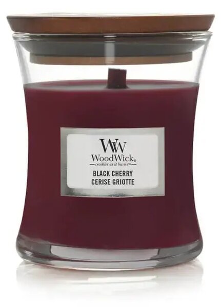 Ароматна свещ WoodWick Black Cherry Medium 275 г