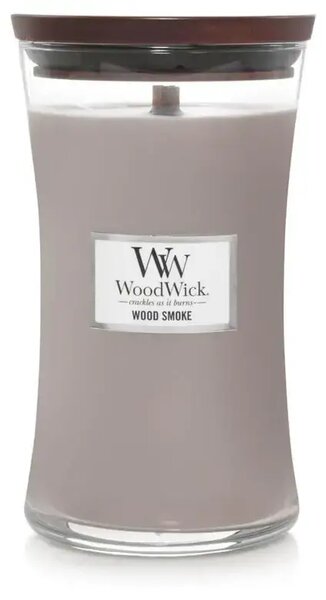 Ароматна свещ WoodWick Wood Smoke Large 610 г