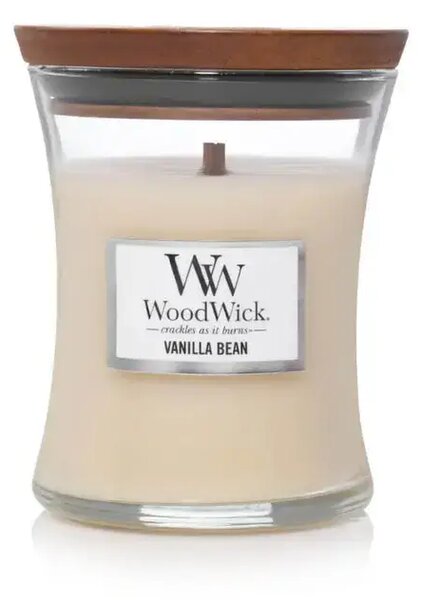 Ароматна свещ WoodWick Vanilla Bean Medium 275 г