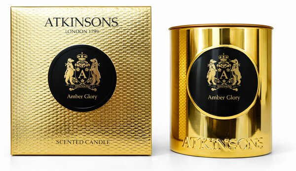 Ароматна свещ Atkinson's AMBER GLORY 200 г