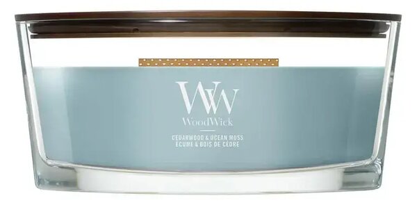 WoodWick Cedarwood & Ocean Moss Ellipse Ароматна Свещ