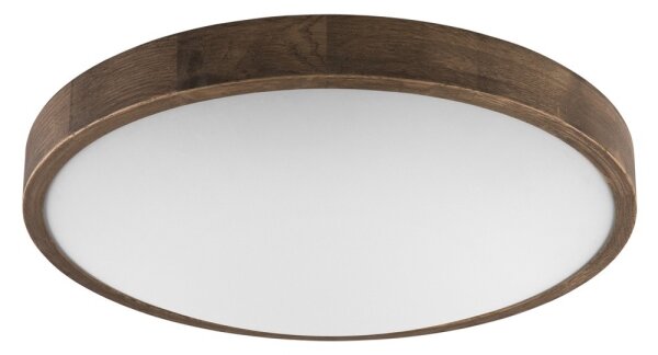 Brilagi - LED таванно осветително тяло CARVALHO SLIM 3xE27/60W/230V, дъб/орех, Ø