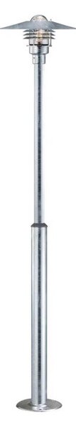 Nordlux - Външна лампа VEJERS 1xE27/60W/230V IP54 сребриста 130 см