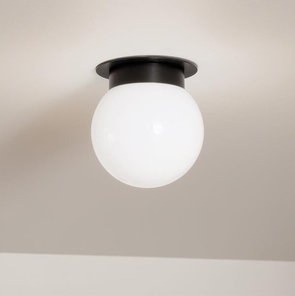 Kichler KL-ALBERS-F-G-BK-Плафон ALBERS 1xE27/40W/230V Ø20,3 см черен
