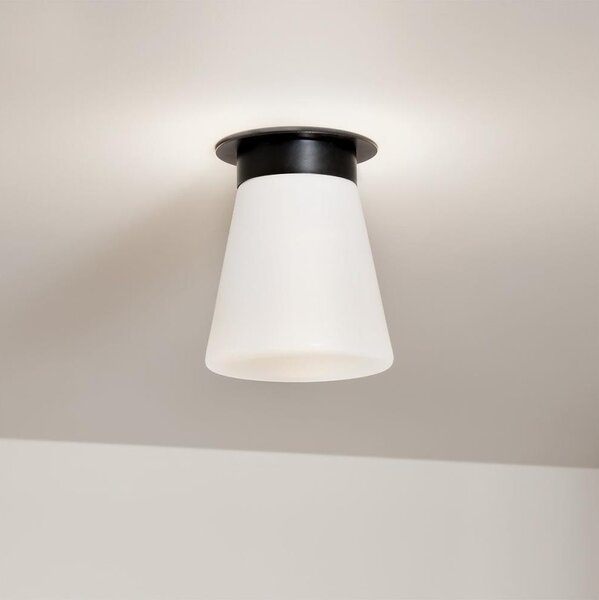 Kichler KL-ALBERS-F-T-BK-Таванно осветително тяло ALBERS 1xE27/40W/230V Ø21,6 см черно