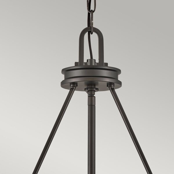 Hinkley HK-COLLIER5-BX - Полилей на верига COLLIER 5xE27/40W/230V, Ø 68,5 см