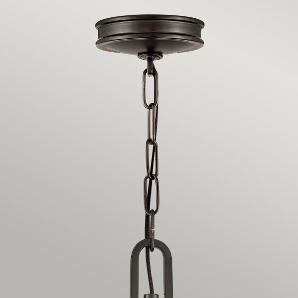 Hinkley HK-COLLIER-P-BX - Полилей с верига COLLIER 4xE14/40W/230V Ø 54,3 cm