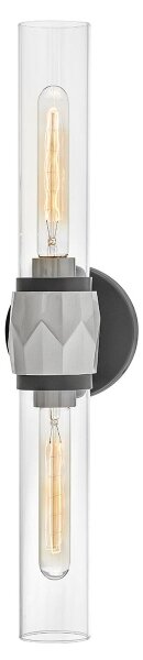 Hinkley HK-ELLISON2-BK-BN -Осветително тяло за баня ELLISON 2xE27/40W/230V IP44 черно