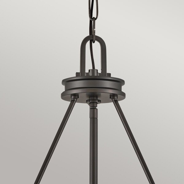Hinkley HK-COLLIER-P-BX - Полилей с верига COLLIER 4xE14/40W/230V Ø 54,3 cm