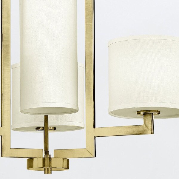 Hinkley HK-HAMPTON4-BB - Полилей на верига HAMPTON 4xE27/60W/230V, златист