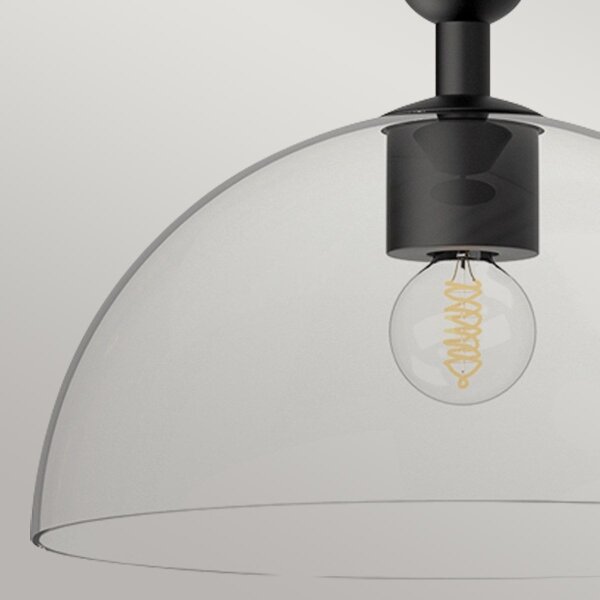 Alora Mood ALM-JUDE-P-MB-CL - Полилей на тръба JUDE 1xE27/60W/230V черен
