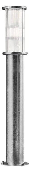 Nordlux - Външна лампа LINTON 1xE27/15W/230V IP54 сребриста 80 см