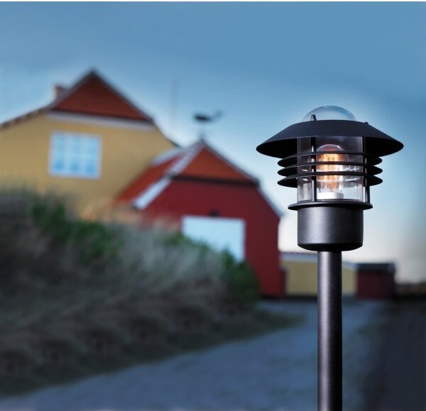 Nordlux - Външна лампа VEJERS 1xE27/60W/230V IP54 черна 92 см