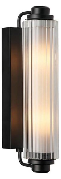 Nordlux - Осветление за огледало NIMAL, 2xE14/25W/230V, IP44, черно