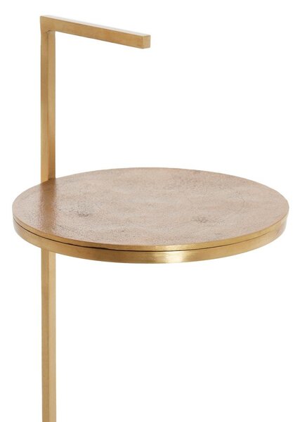 Кръгла странична масичка с мраморна плоча ø 26 cm Leda – Light & Living
