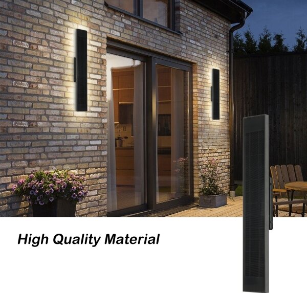 Brilagi - Соларна LED стенна лампа SUN LED/4W/230V 60 cm 4000 mAh IP44