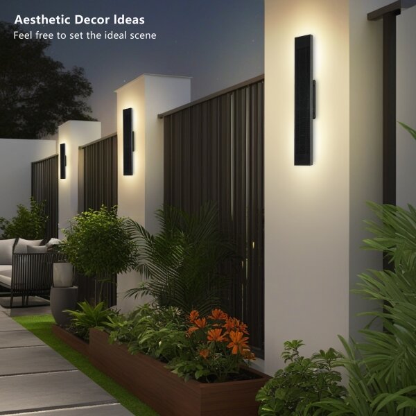 Brilagi - Соларна LED стенна лампа SUN LED/4W/230V 60 cm 4000 mAh IP44