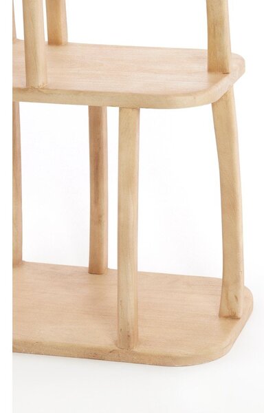 Стелаж от масивно манго в светло естествен цвят 53x175x40 cm Lowe – Light & Living