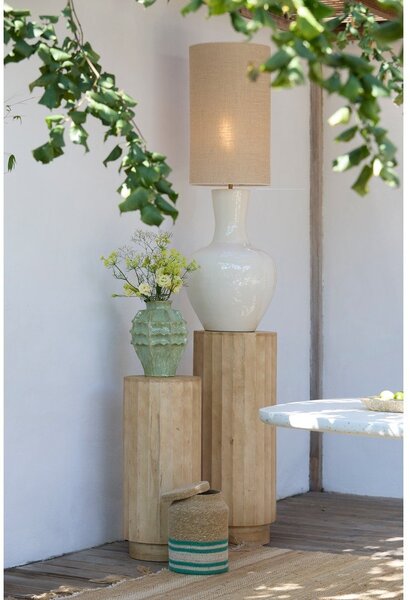 Кръгла странична масичка от масивно манго ø 35 cm Ellena – Light & Living