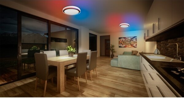 Osram - LED RGBW димируемо таванно осветително тяло SMART+ MAGIC LED/38W/230V Wi-Fi