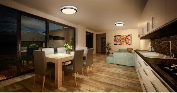 Osram - LED RGBW димируемо таванно осветително тяло SMART+ MAGIC LED/38W/230V Wi-Fi