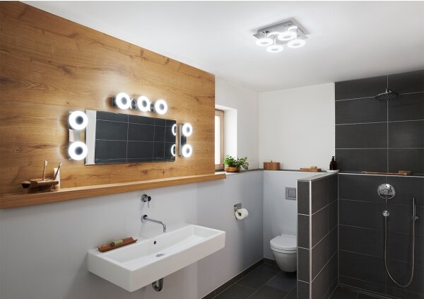 Osram - Димируемо осветително тяло за баня SMART+ WAVE LED/24W/230V IP44 Wi-Fi