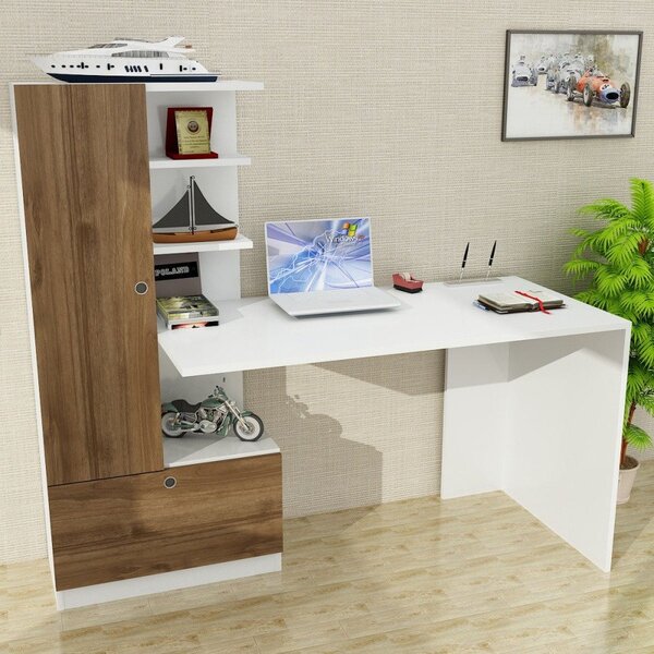 Работна маса 62x120 cm Domingos – Furny Home