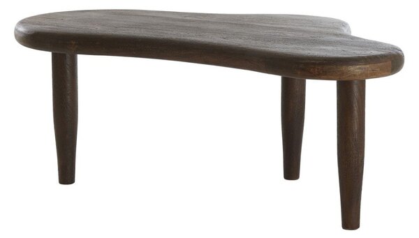 Масичка за кафе от масивно манго в тъмно естествен цвят 64x102 cm Canzo – Light & Living