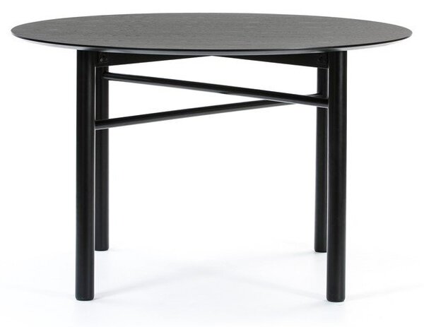 Черна кръгла маса за хранене , ø 120 cm Junco - Teulat