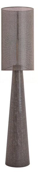 Кафява подова лампа с текстилен абажур (височина 180 cm) Micky – Light & Living