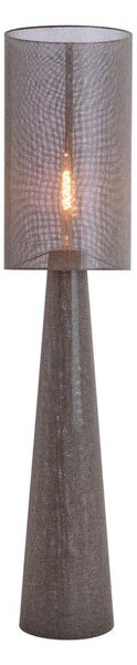 Кафява подова лампа с текстилен абажур (височина 180 cm) Micky – Light & Living
