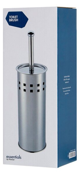 Четка за тоалетна от неръждаема стомана в матово сребрист цвят Indy – Premier Housewares