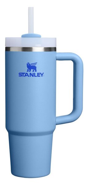 Син термос със сламка от неръждаема стомана 890 ml Quencher H2.O FlowState™ Tumbler Blue Sky – Stanley