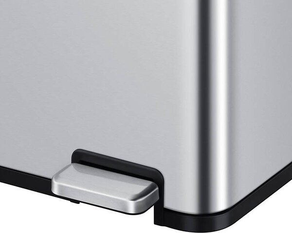 EKO Кош за разделно събиране с 3 педала ESSENTIAL - 3 х 20 л.- матиран