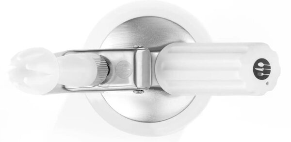 Бяла алуминиева бутилка за бита сметана , 1 л Kitchen Line - Hendi