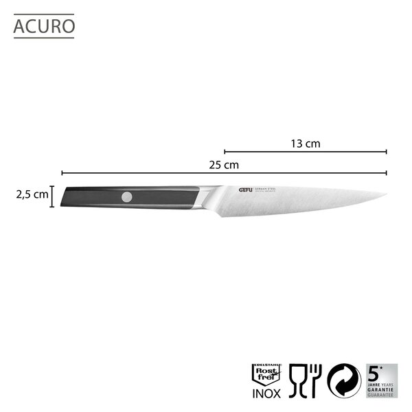 GEFU Нож Сантоку ACURO - 18 см