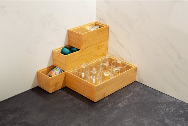 Бамбукова кутия , 15 x 7,5 x 6,35 cm - Compactor