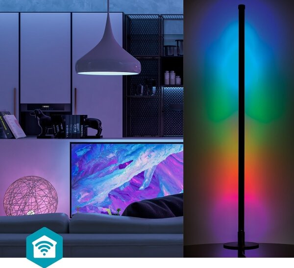 Nedis WIFILD20RGBW- LED RGBIC Лампион Smartlife LED/10W/230V 2700-6500K + д.у