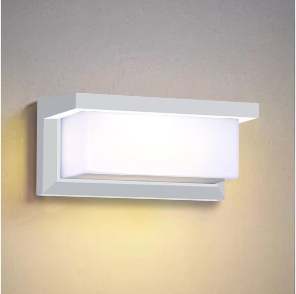 Brilagi - LED Екстериорен аплик BRICKY LED/12W/230V бял IP54