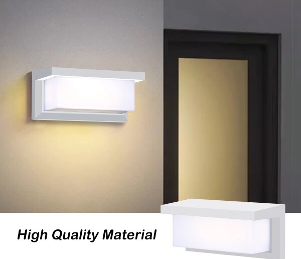 Brilagi - LED Екстериорен аплик BRICKY LED/12W/230V бял IP54