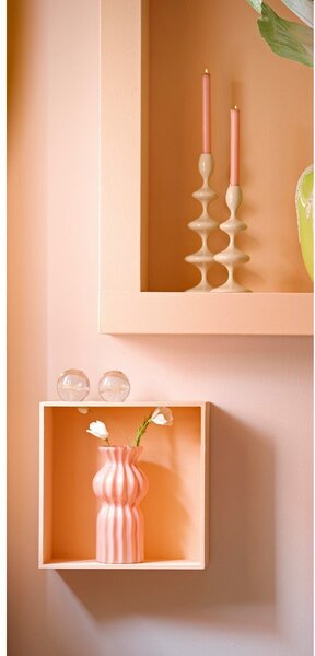 Розова стъклена ваза (височина 28 cm) Terento – Light & Living