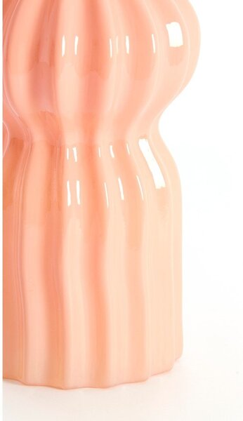Розова стъклена ваза (височина 28 cm) Terento – Light & Living