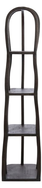 Стелаж от масивно манго в тъмно естествен цвят 53x175x40 cm Lowe – Light & Living