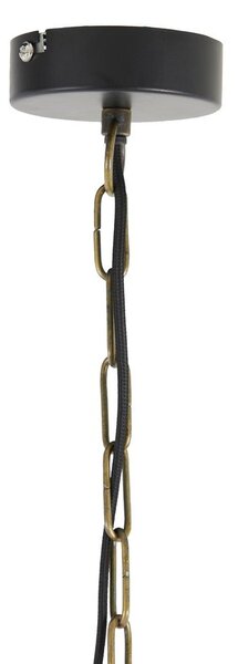 Метално висящо осветително тяло в бронзов цвят ø 36 cm Alvaro – Light & Living